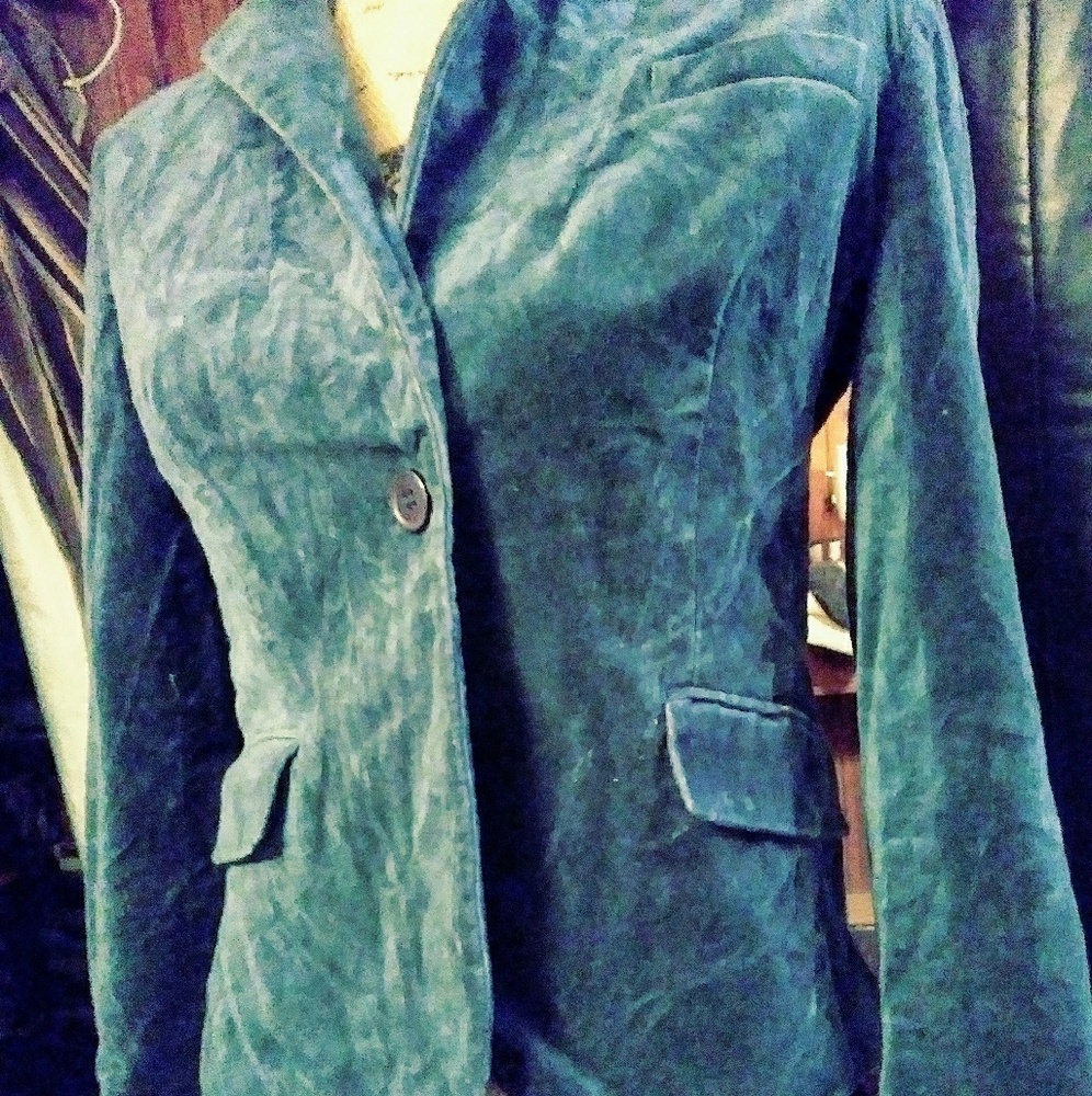 Blue Suede Blazer